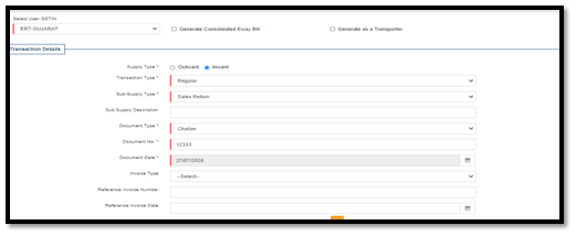 Faulty product transaction details